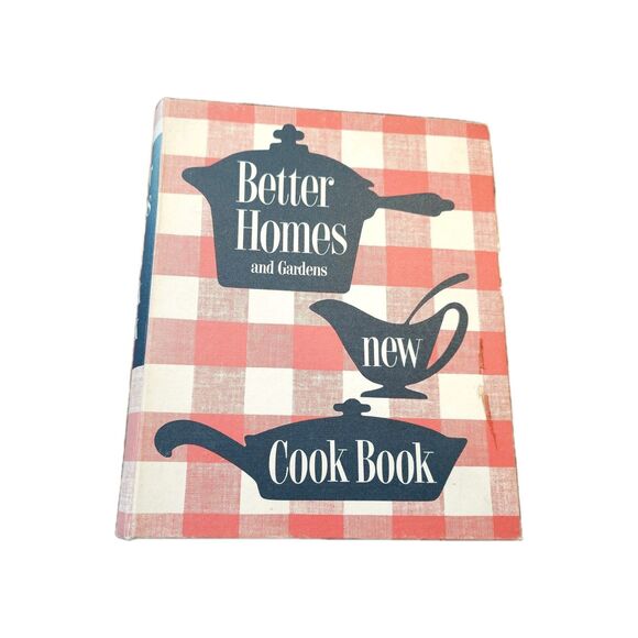 Vintage 1953 Better Homes & Gardens New Cookbook 5-Ring Binder Trad Traditional